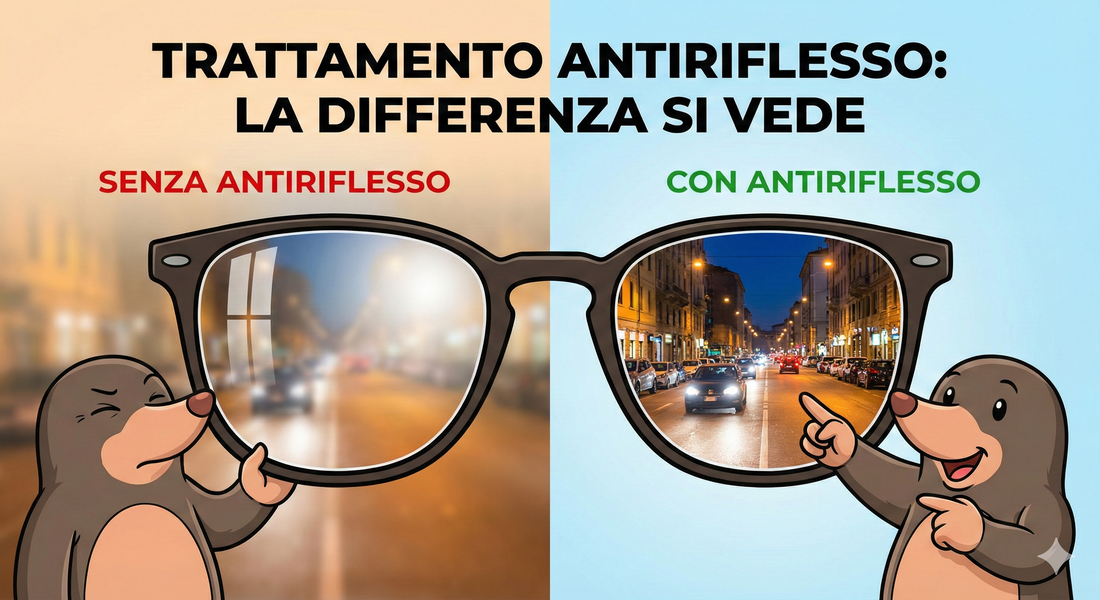 Perché con l'antiriflesso ci vedi davvero meglio?